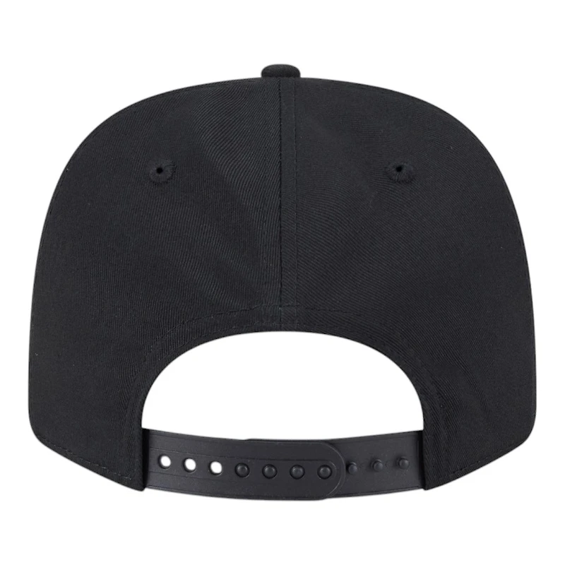 Chicago White Sox Black Circle Patch New Era 9SEVENTY Adjustable Hat