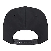 Chicago White Sox Black Circle Patch New Era 9SEVENTY Adjustable Hat