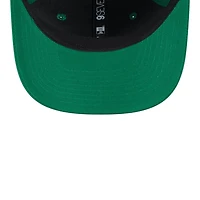 Boston Celtics Green Circle Patch New Era 9SEVENTY Adjustable Hat