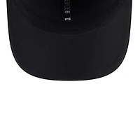 Brooklyn Nets Black Circle Patch New Era 9SEVENTY Adjustable Hat