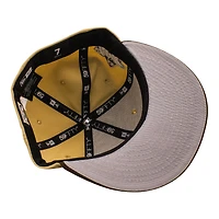 San Diego Padres Vegas Gold 1998 World Series Patch Grey UV New Era 59FIFTY Fitted Hat