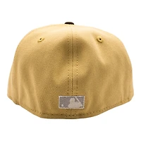 San Diego Padres Vegas Gold 1998 World Series Patch Grey UV New Era 59FIFTY Fitted Hat