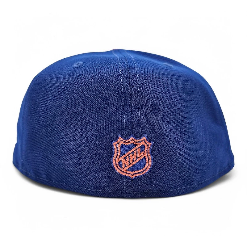 Edmonton Oilers Royal Leon the 30th Anniversary Patch Green UV New Era 59FIFTY Fitted Hat