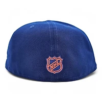 Edmonton Oilers Royal Leon the 30th Anniversary Patch Green UV New Era 59FIFTY Fitted Hat