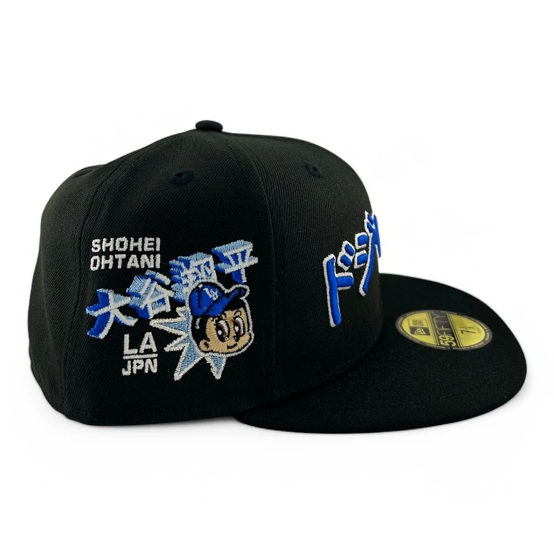 Los Angeles Dodgers Royal Blue "Sho-Time" Japanese Shohei Ohtani Gray UV New Era 59FIFTY Fitted Hat