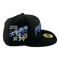 Los Angeles Dodgers Royal Blue "Sho-Time" Japanese Shohei Ohtani Gray UV New Era 59FIFTY Fitted Hat
