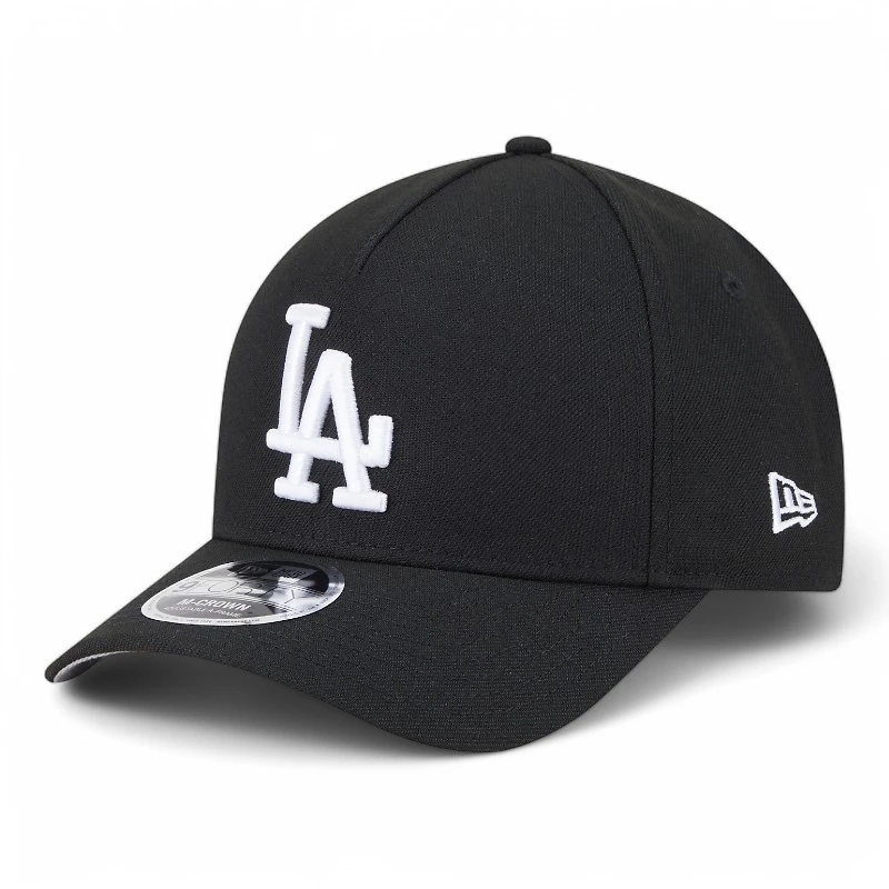 Los Angeles Dodgers Black New Era 9FORTY M-Crown A-Frame Adjustable Hat