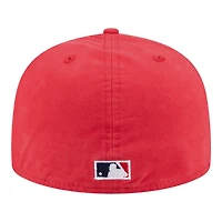 St. Louis Cardinals Red Denim Chain with Flag New Era 59FIFTY A-Frame Fitted Hat