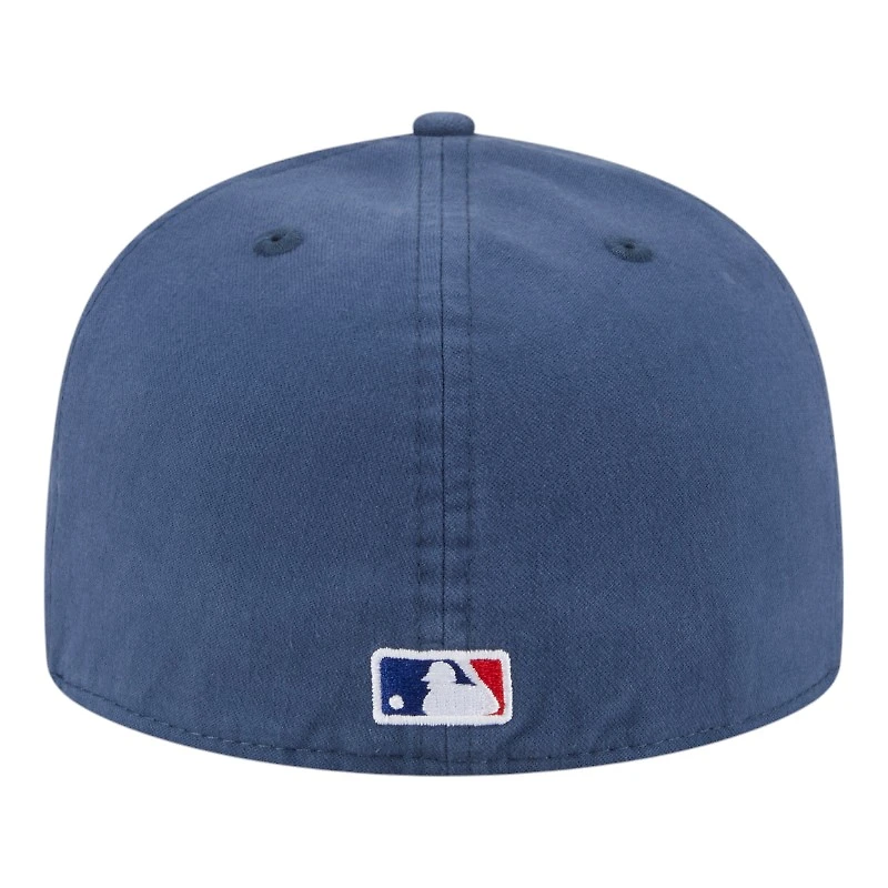 Los Angeles Dodgers Blue Denim Chain with Flag New Era 59FIFTY A-Frame Fitted Hat