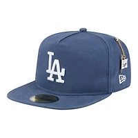 Los Angeles Dodgers Blue Denim Chain with Flag New Era 59FIFTY A-Frame Fitted Hat