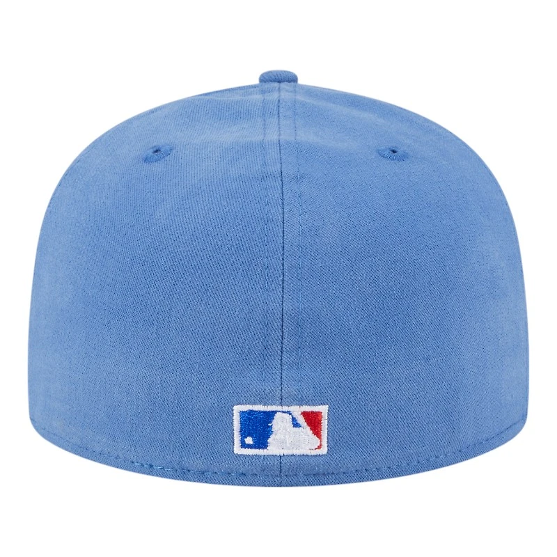 Chicago Cubs Blue Denim Chain with Flag New Era 59FIFTY A-Frame Fitted Hat