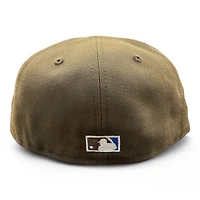 New York Yankees Brown and Royal 1996 WS Patch Gray UV Era 59FIFTY Fitted Hat