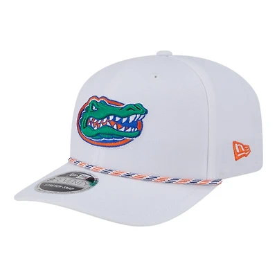 Florida Gators White Roper New Era 9SEVENTY Adjustable Hat