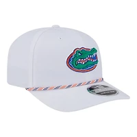 Florida Gators White Roper New Era 9SEVENTY Adjustable Hat
