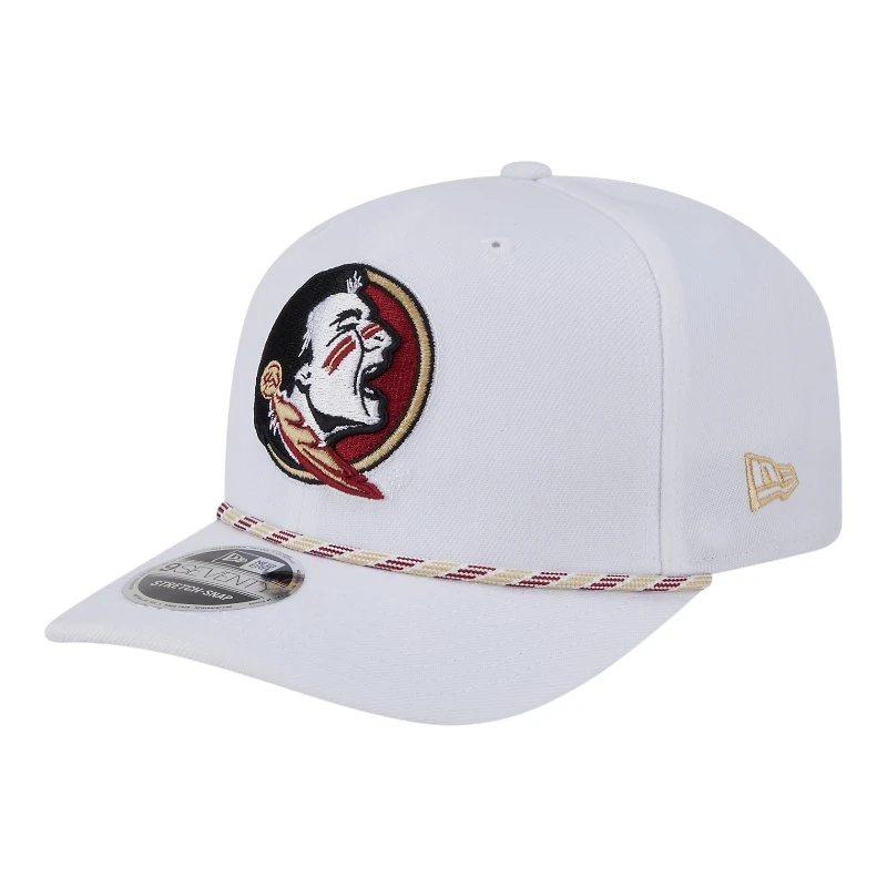 Florida State Seminoles White Roper New Era 9SEVENTY Adjustable Hat