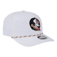 Florida State Seminoles White Roper New Era 9SEVENTY Adjustable Hat