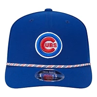 Chicago Cubs Royal Blue Roper New Era 9SEVENTY Adjustable Hat