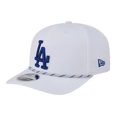 Los Angeles Dodgers White Roper New Era 9SEVENTY Adjustable Hat