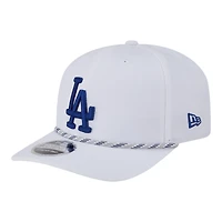 Los Angeles Dodgers White Roper New Era 9SEVENTY Adjustable Hat