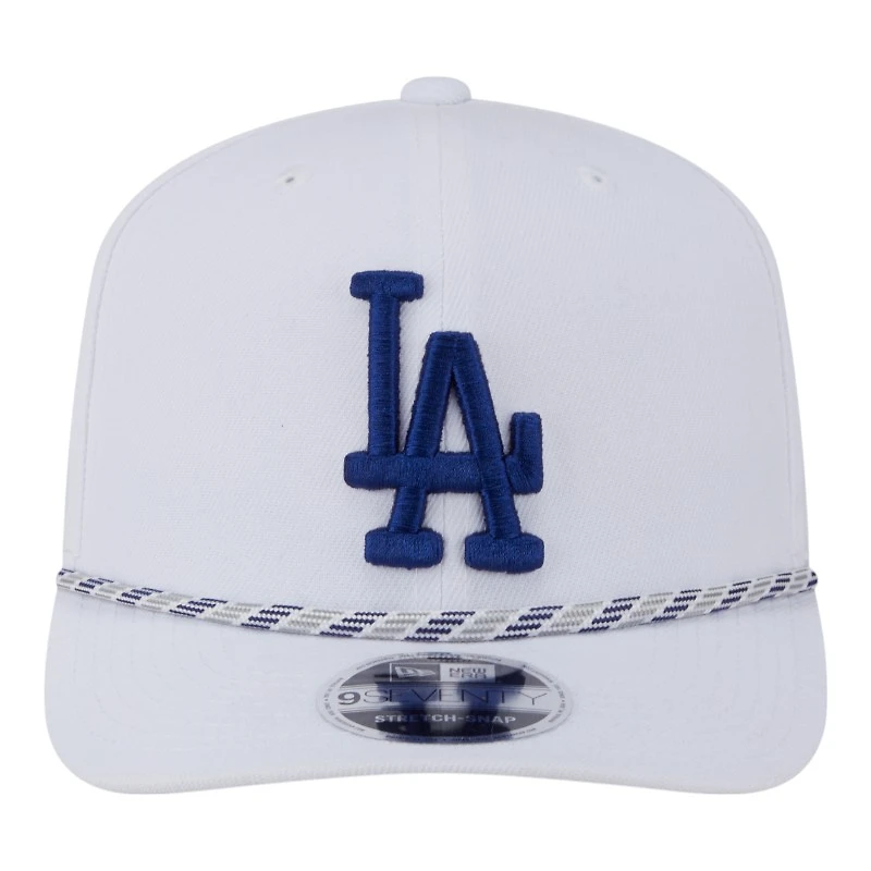 Los Angeles Dodgers White Roper New Era 9SEVENTY Adjustable Hat