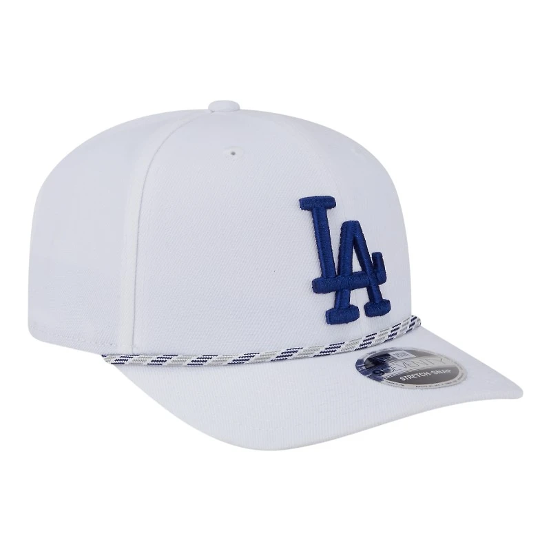 Los Angeles Dodgers White Roper New Era 9SEVENTY Adjustable Hat