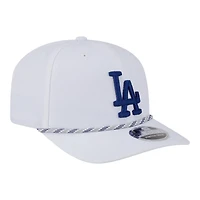 Los Angeles Dodgers White Roper New Era 9SEVENTY Adjustable Hat
