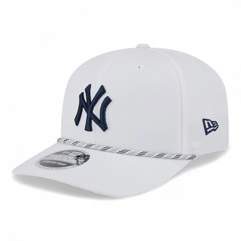 New York Yankees White and Navy Roper New Era 9SEVENTY Adjustable Hat