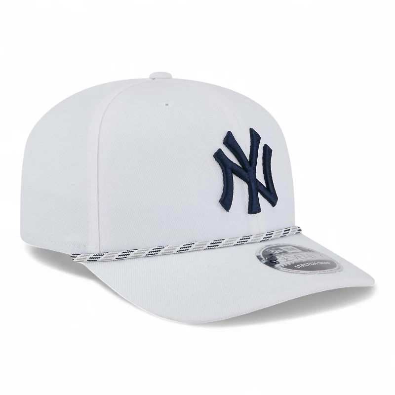 New York Yankees White and Navy Roper New Era 9SEVENTY Adjustable Hat