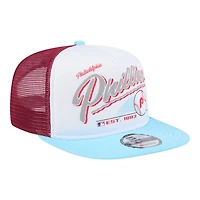 Philadelphia Phillies Retro Script New Era 9FIFTY A-Frame Snapback Hat