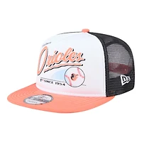 Baltimore Orioles Retro Script New Era 9FIFTY A-Frame Snapback Hat