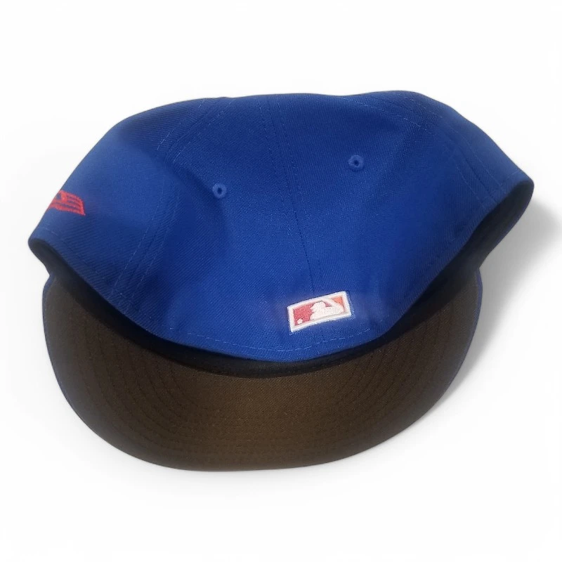 Montreal Expos Royal Blue 35th Anniversary Patch Walnut UV New Era 59FIFTY Fitted Hat