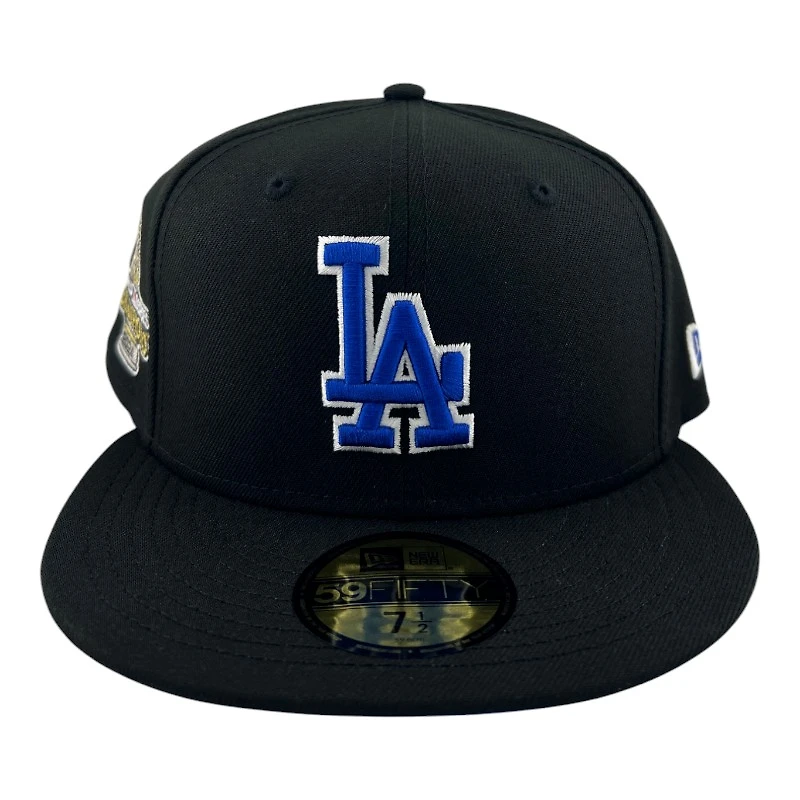 Los Angeles Dodgers Black and Royal Blue "Trophy Collection" New Era 59FIFTY Fitted Hat