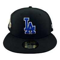 Los Angeles Dodgers Black and Royal Blue "Trophy Collection" New Era 59FIFTY Fitted Hat