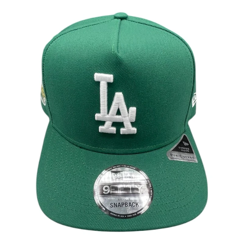 Los Angeles Dodgers 2024 WS Champions Patch New Era 9FIFTY A-Frame Snapback Hat
