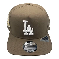Los Angeles Dodgers Walnut 2024 WS Champions Patch New Era 9FIFTY A-Frame Snapback Hat