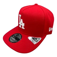 Los Angeles Dodgers Red 2024 WS Champions Patch New Era 9FIFTY A-Frame Snapback Hat