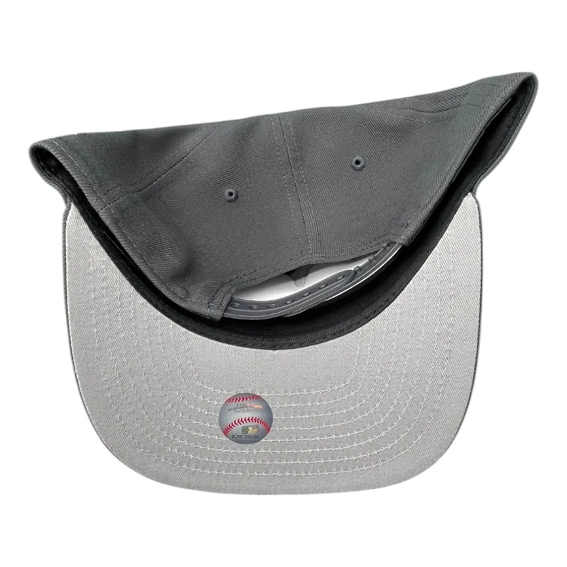 Los Angeles Dodgers Graphite 2024 WS Champions Patch New Era 9FIFTY A-Frame Snapback Hat