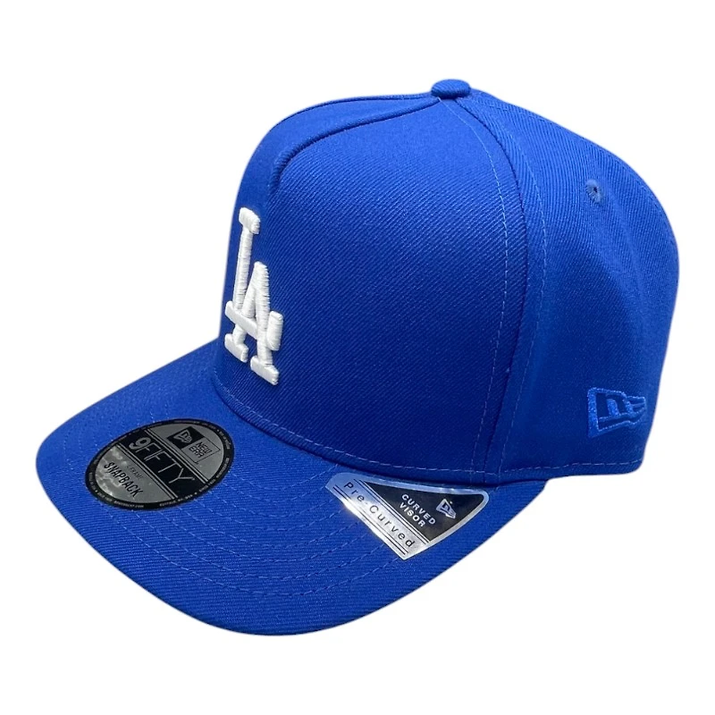 Los Angeles Dodgers Royal 2024 WS Champions Patch New Era 9FIFTY A-Frame Snapback Hat