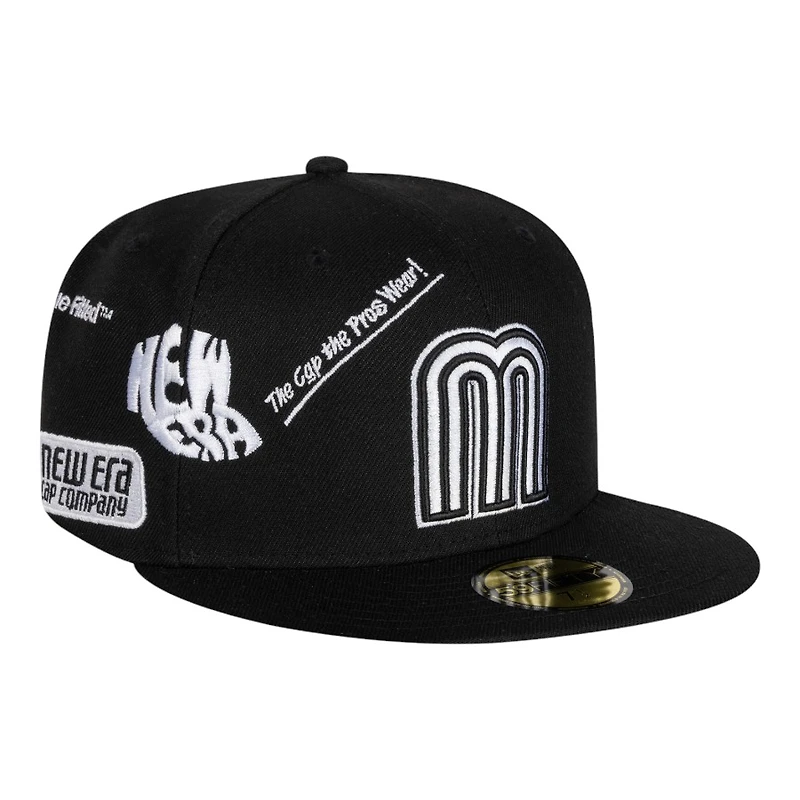 Mexico White and Black Anniversary New Era 59FIFTY Fitted Hat