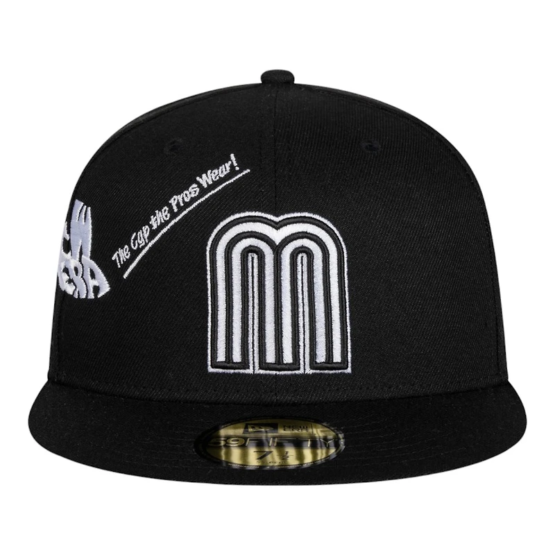 Mexico White and Black Anniversary New Era 59FIFTY Fitted Hat