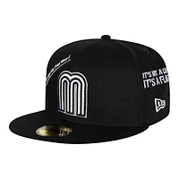 Mexico White and Black Anniversary New Era 59FIFTY Fitted Hat