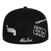 Mexico White and Black Anniversary New Era 59FIFTY Fitted Hat