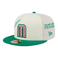 Mexico Chrome and Green Anniversary New Era 59FIFTY Fitted Hat