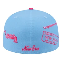 Mexico Blue and Pink Anniversary New Era 59FIFTY Fitted Hat