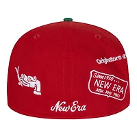 Mexico Cream Green and Red Anniversary New Era 59FIFTY Fitted Hat