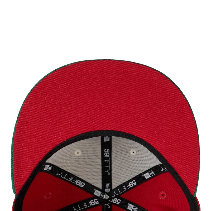 Mexico Cream Green and Red Anniversary New Era 59FIFTY Fitted Hat