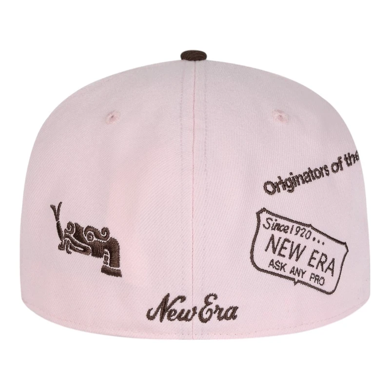 Mexico Light Pink and Brown Anniversary New Era 59FIFTY Fitted Hat