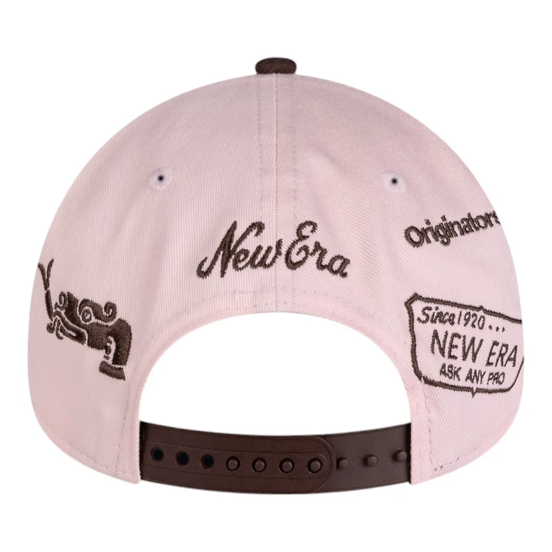 Mexico Pink and Brown Anniversary New Era 9FORTY A-Frame Snapback Hat