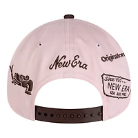 Mexico Pink and Brown Anniversary New Era 9FORTY A-Frame Snapback Hat