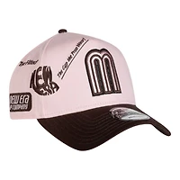 Mexico Pink and Brown Anniversary New Era 9FORTY A-Frame Snapback Hat
